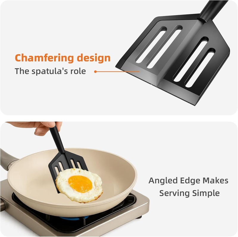 Mage Crab Meat Chopper, Heat Resistant Meat Masher for Hamburger, Ground Beef Smasher, Non Stick Mix Ground Chopper, Mix and Chop Potato Masher Tool 2in1 Twist Design - Image 2